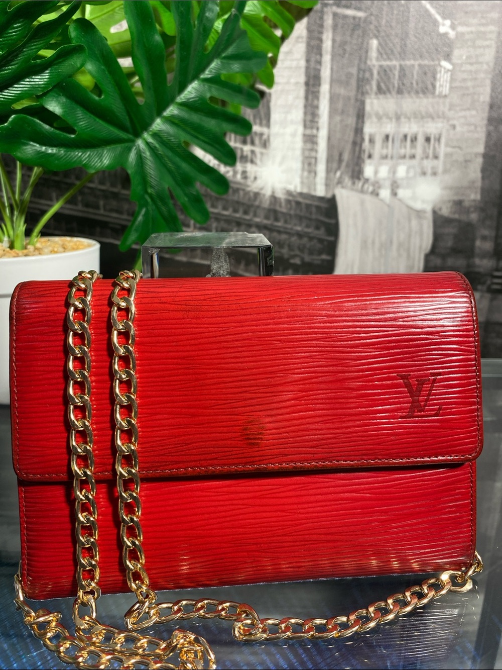 Authentic Louis Vuitton Epi Porte Tresor Wallet